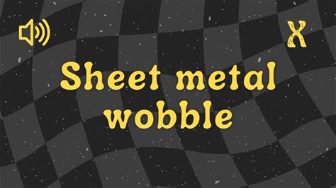 metal sheet wobble|Thin metal sheet dull wobble Sound Effect .